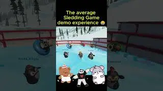 the true Sledding Game Demo experience  #gaming #games  #funny #clips #sledding_game