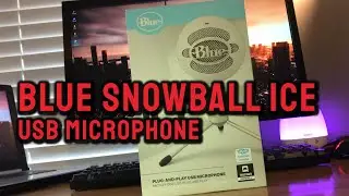 Blue Snowball ICE USB Condenser Microphone UNBOXING, TEST & REVIEW [2020]