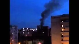 Пожар на Газовиков в Тюмени - 31 мая 2015 года