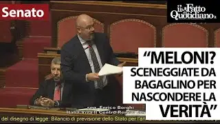 Borghi (Iv) vs Meloni: 