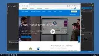 Share your code using Visual Studio Team Services and Git