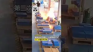 Let's look at a Lithium battery fire incident #lithium battery #lithium battery fire #electric ca...