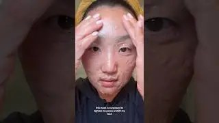pore tightening zombie mask #skincare #shortsvideo