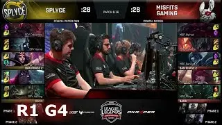 Splyce vs Misfits - Game 4 | Round 1 EU Regional Qualifier for S8 Worlds 2018 | MSF vs SPY G4