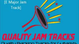 Pentatonic Style Guitar Backing Track in E Major