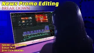 Make TV-Style News Channel Intro Promo | Promo Editing Breakdown | Filmora Full Editing Tutorial