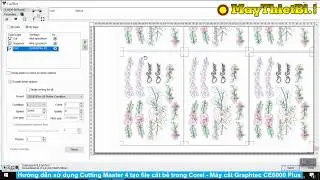 Sử dụng phần mềm Cutting Master 4 tạo file bế tem trong Corel cho máy cắt Graphtec CE6000 Plus