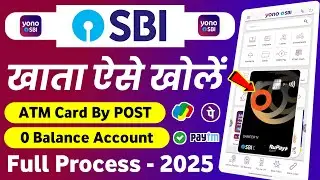 SBI Account Opening Online 2026 || SBI Bank Zero Balance Account Opening Online 2026 - 0 Balance