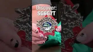 #Geocaching Trackable Discover: TBAZ12V 2024 Snowflake Ornament - Signal the Frog #Geocoin
