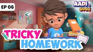 Episode 6 |Cartoon for kids | Tricky Homework Hack