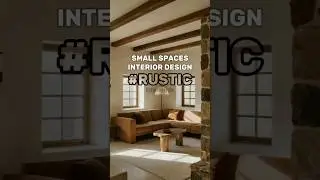 Modern #Rustic Interior Design | Small Room Ideas for Cozy & Elegant Style