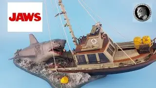 Jaws McFarlane Orca diorama