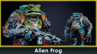 Preview character: Alien - Frog