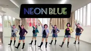 Neon Blue || Line Dance || Tina Argyle&nbsp;(UK) - February 2022