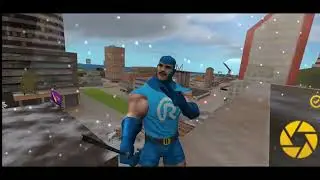 Rope Hero Vice Town (Transformer Robot Ball Dual Police Car) The Kick Fight  - HD - Android Gameplay