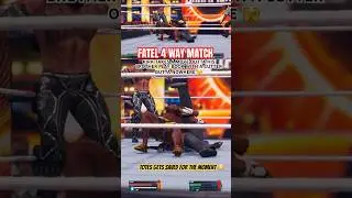 CUTTER OUTTA NOWHERE🤯 #gaming #wrestling #wwe #wwe2kcaw #cawwrestling #nightofchampions #wwe2k24
