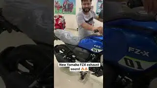 New Yamaha FZX exhaust sound #shorts