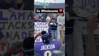 Lamar Jackson is the Most Wholesome NFL Player ❤️ #shorts