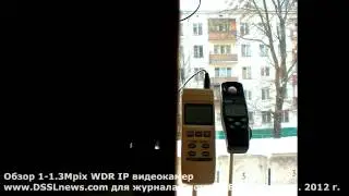 Sony SNC-CH120 WDR тест