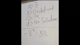 This Math Equation Has NO Solution  | Try Solving It!  | Exponents Trick #Shorts@AdvancedCodingLab