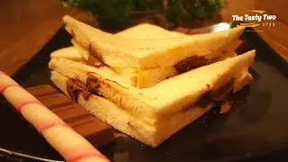 Easiest Chocolate Sandwich Ever! Only Butter, Bread & Chocolate 😍
