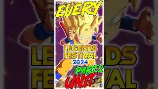 Rating EVERY Legends Fest 2024 Unit from WORST to BEST Part.2 #dragonball #pvp