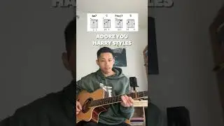 Harry Styles - Adore You (YU Easy Guitar Tutorial) #Shorts