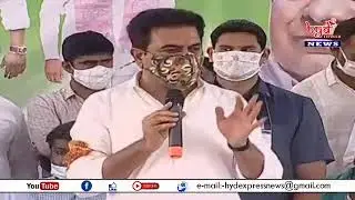 Minister Sri KTR Haritha Haram at Vedurugutta Village Live