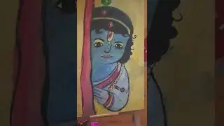 krishna painting #action #music