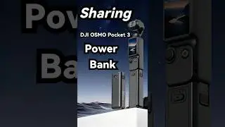 DJI OSMO Pocket 3 Power Bank, Portable Charging Handle, Extended Battery Grip for OSMO Pocket 3 #dji
