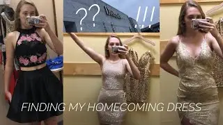 HOMECOMING DRESS SHOPPING!!