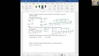 Quartiles and Box Plot