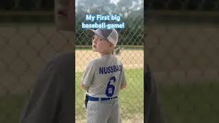 My first big baseball game! #cash #baseball #gameday #win #kidslife #mlb #playball