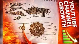This Mehendi Design Can Grow Your YouTube Channel 📈🔥 #mehendidesign #mehendiart #easymehndi 