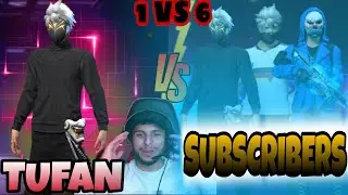 TUFAN VS SUBSCRIBERS  // 1 vs 4 clutch tufan FF // #Nonstopgaming @NonstopGaming_ @TUFANFF99