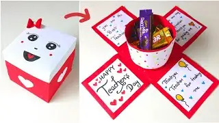 Идея подарочной коробки из шоколада ко Дню учителя 🎁 / Идеи специальных открыток ко Дню учителя с...