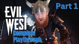 Evil West Level 1 Walkthrough Gameplay (Hard Difficulty) Learning buttons old controller ROFL