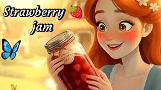 Strawberry Jam Making 🍓 | Village Girl Morning Routine | Happy World