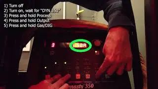 How to reset your Miller Dynasty 350 and 280DX GTAW, TIG Welder to as new DIY