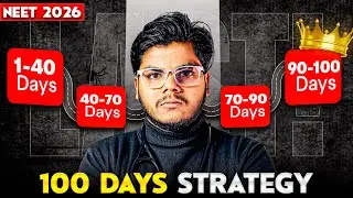 4 cycles of Revision in Next 100 days🔥| Still possible to score 600+ ?