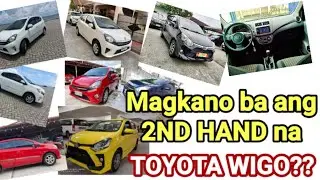 TOYOTA WIGO || 2nd hand prices