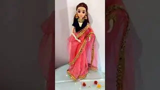 Doll saree #fashion #barbie #reels #shorts