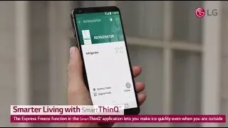 LG LINEAR Top Freezer User Scene Video / Smarter Living with SmartThinQ&trade;