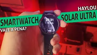 SENSACIONAL! O Melhor Smartwach que já usei!! - Haylou Solar Ultra | Unboxing & Review [4K]