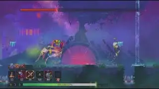 Beating the final boss for the first time with a gun Dead Cells