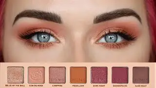 NEW Sigma Beauty MINI Palettes! | Mini Cor-de-Rosa Peachy Eyeshadow Tutorial