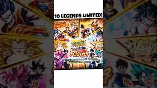 10 LEGENDS LIMITED IN ONE MULTI!! NEW YEAR RISING 2025 VIP SUMMON! #dragonballlegends #dblegends