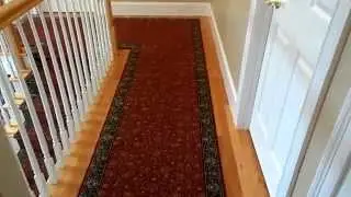 Custom Hall and Stair Runner, Custom Made Foyer Rug