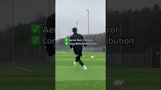How to train alone as a center back #soccer #football #shorts