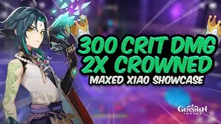 FULLY MAXED XIAO SHOWCASE (300 CRIT DMG) - Lvl 90 C1 Xiao Destroying Everything | Genshin Impact